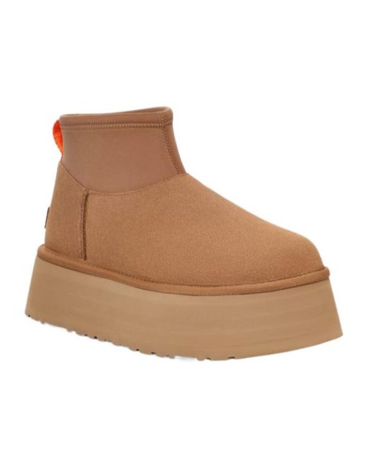 Ugg Brown Classic Mini Dipper Boots