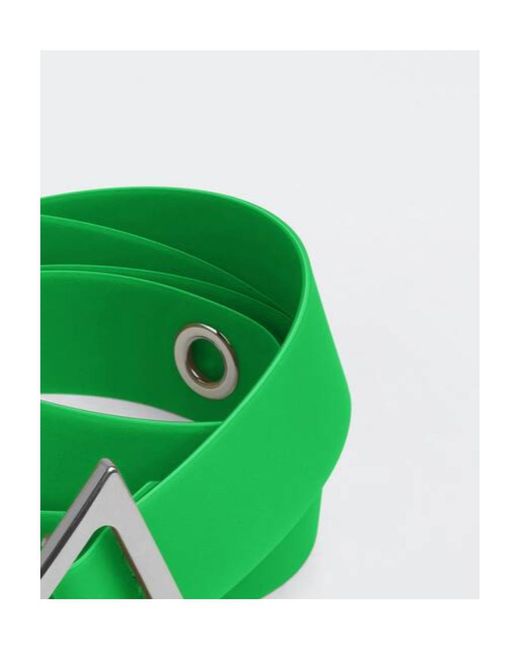 Bottega Veneta Green Triangle Buckled Belt for men