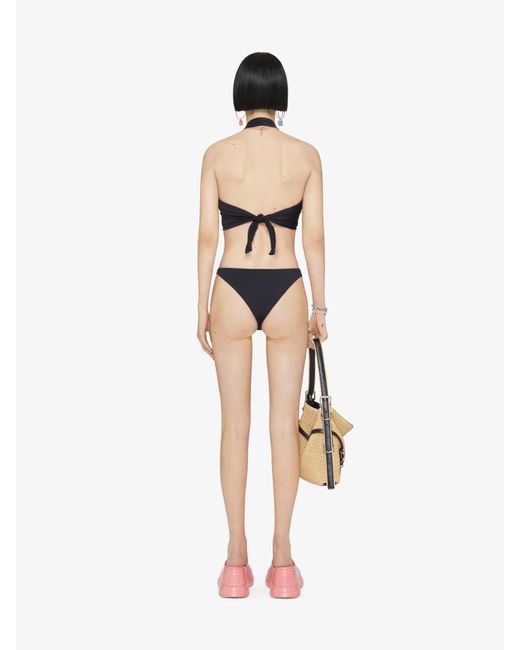 Givenchy Black Logo Plaque Swimsuit Bottom