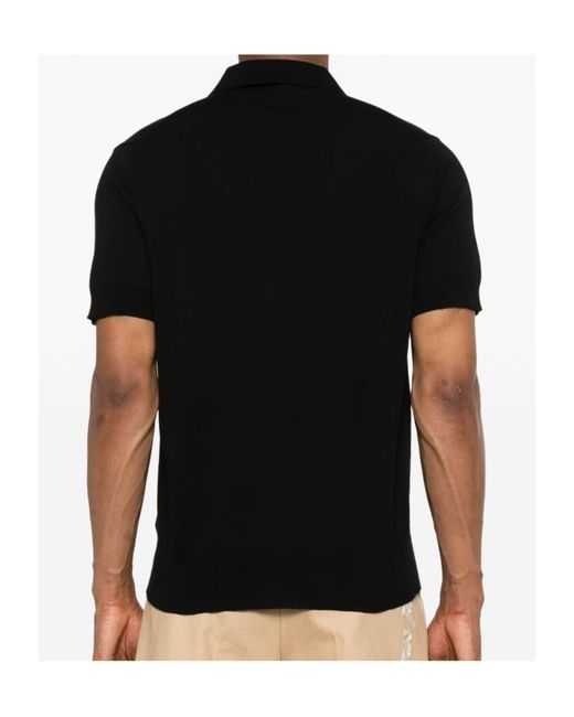 Vivienne Westwood Black Buttoned Short-Sleeve Knitted Sweater for men
