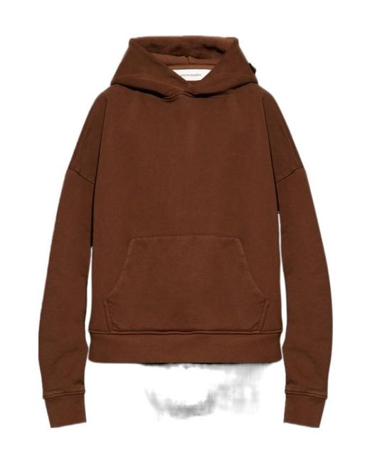 Entire studios Brown Pouch-Pocket Hoodie for men