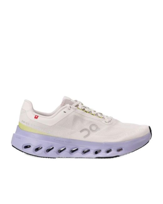 On Shoes White Cloudsurfer Next Lace-Up Sneakers