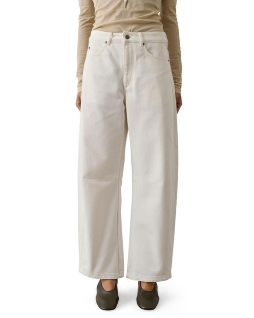 Soeur White Straight-Leg Jeans