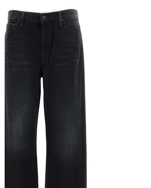 Mother Black The Dodger Sneak Jeans