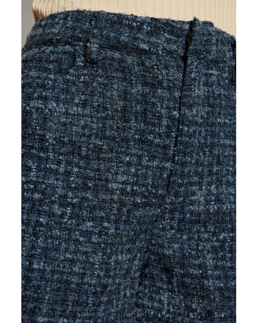 IRO Blue Belt-Loop Shorts
