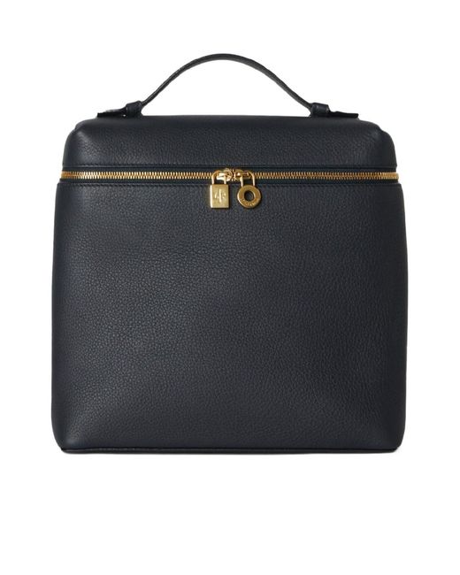 Loro Piana Black Extra Pocket Backpack