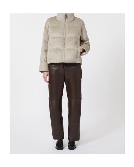 Max Mara Natural Cashmere Down Puffer Jacket