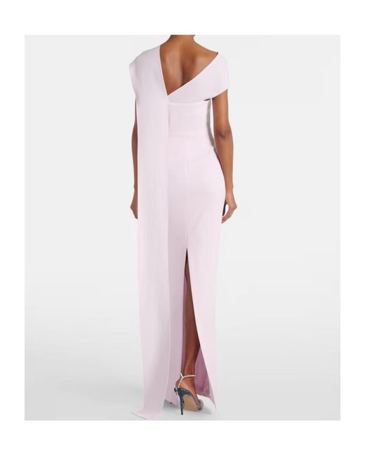 Roland Mouret Pink Asymmetrical Dress