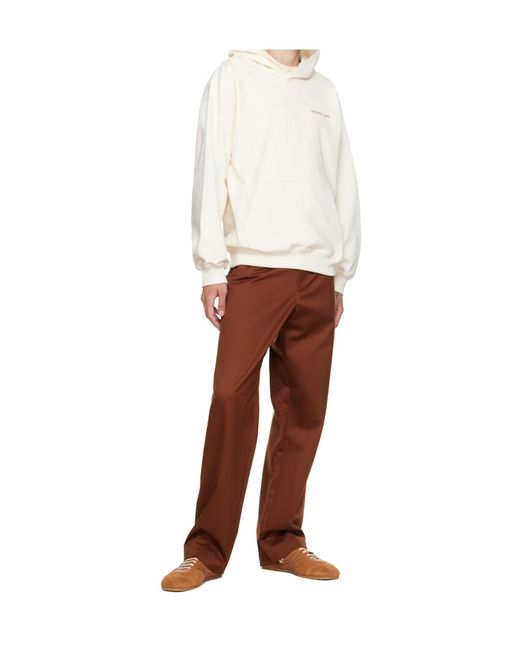 Helmut Lang Brown Casual Pants With Belt Loops for men