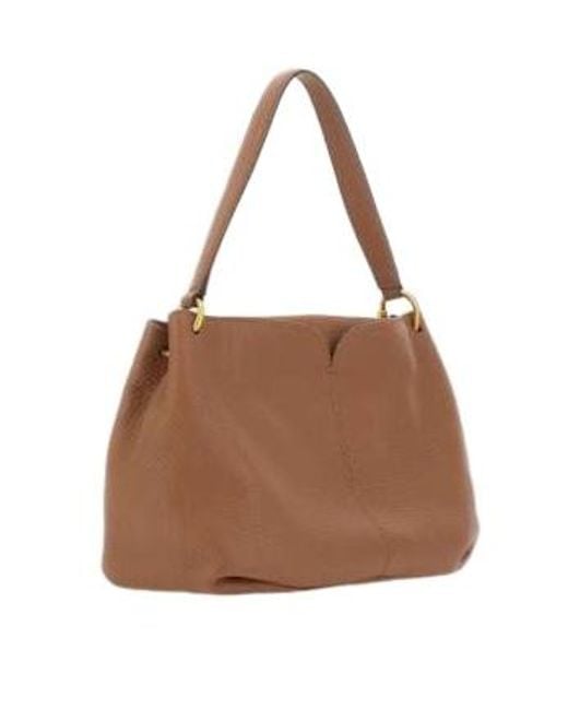 Gianni Chiarini Brown Flap Shoulder Bag