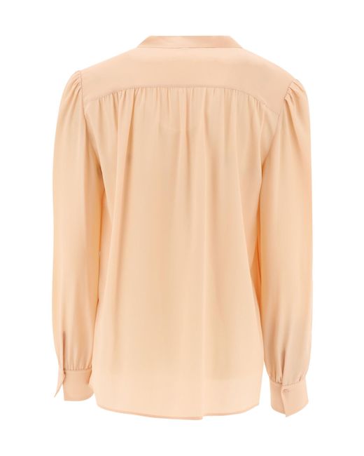 Chloé Multicolor Chloé Bow Detailed Blouse