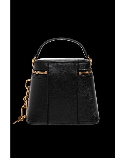 Balmain Black Pulse Vanity Shoulder Bag