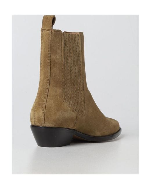 Isabel Marant Brown Delena Pointed Toe Ankle Boots