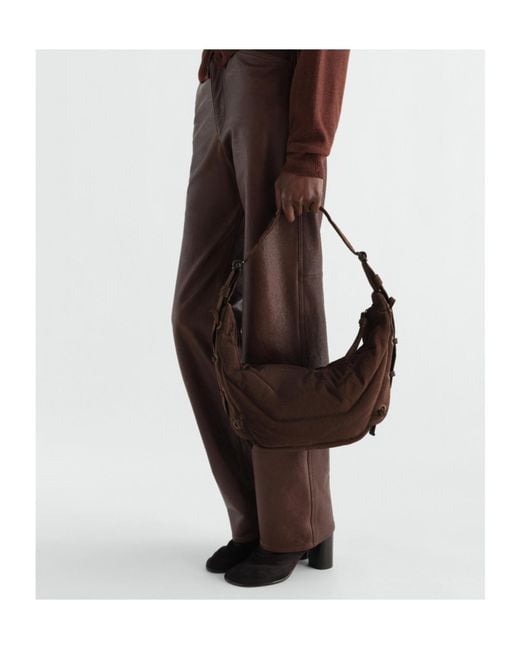 Lemaire Brown Small Soft Game Bag