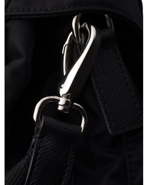 Prada Black Logo Detail Backpack for men