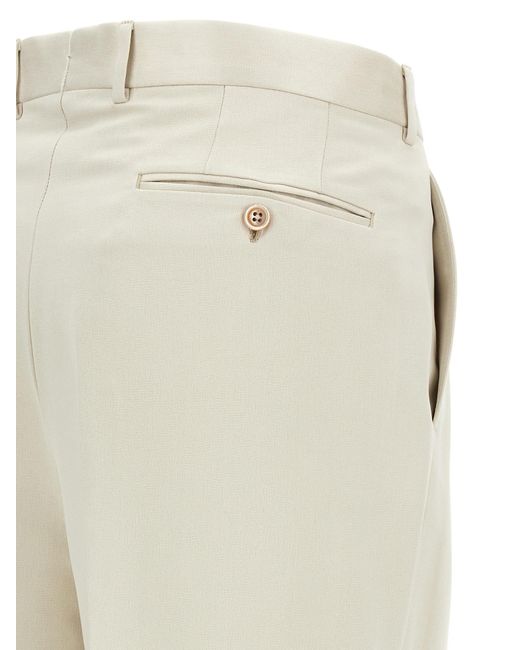 Tom Ford Natural Pleat Straight-Leg Pants for men