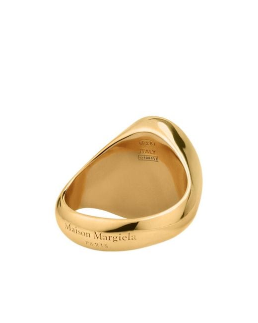 Maison Margiela Natural Oval Chevaliere Ring