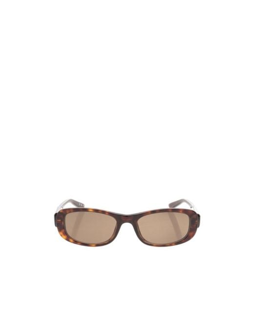 Balenciaga Multicolor Logo Rectangle Sunglasses for men