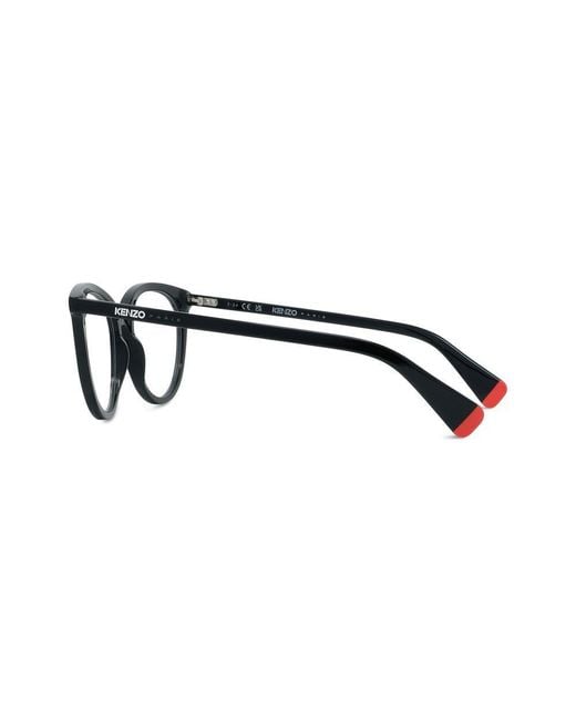 KENZO White Cat-Eye Frame Glasses for men