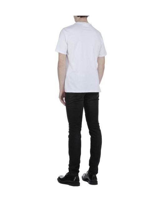 Neil Barrett White Lightning Printed T-Shirt for men