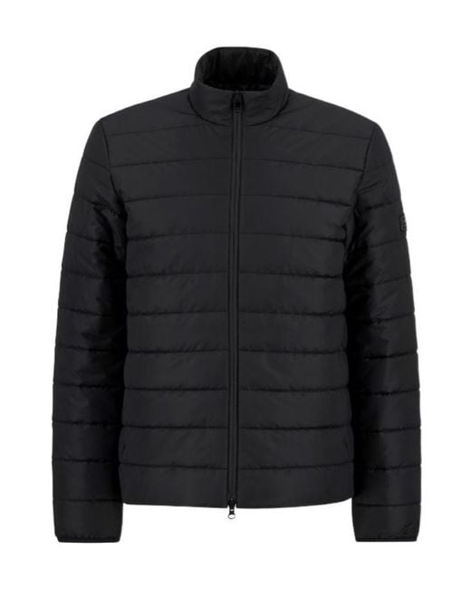 Barbour Black Aldon Quilted Jacket for men