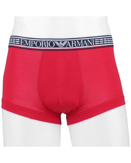 Emporio Armani Blue Logo Underwear 3-Piece Pack for men