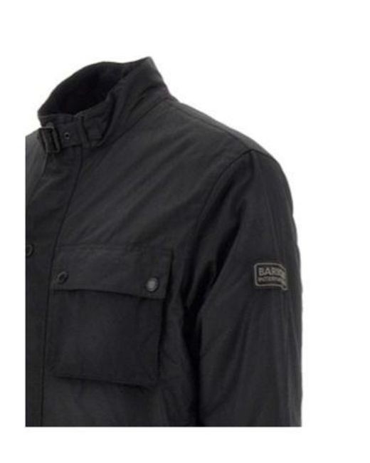 Barbour Blue Buttoned Long-Sleeved Jacket for men