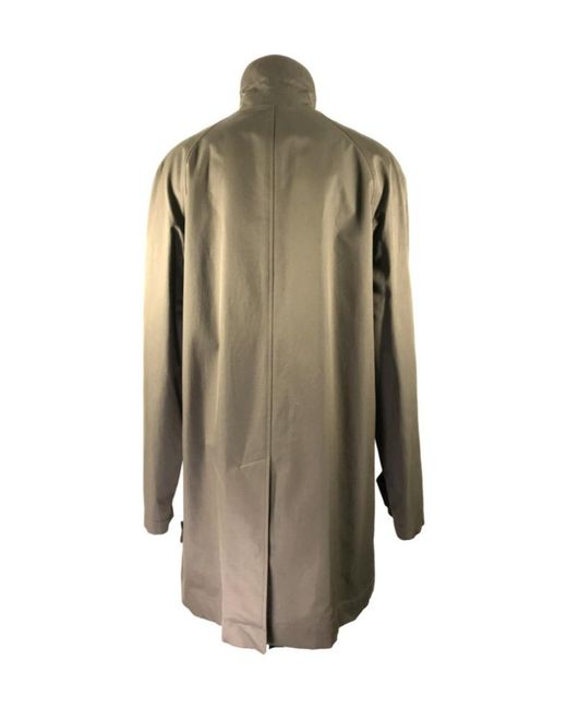 Dunhill Green Standing Collar And Long-Sleeved Windbreaker for men