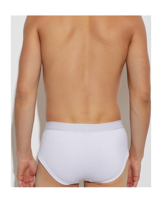 Tom Ford White Logo-Waistband Briefs for men
