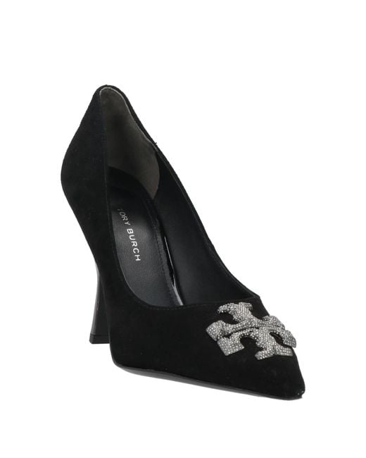 Tory Burch Black Pointed-Toe High Heels