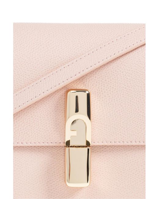 Furla Pink Iride Small Crossbody Bag