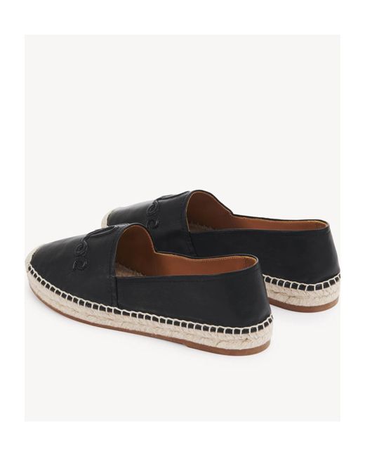 Chloé Black Chloé Isla Espadrilles