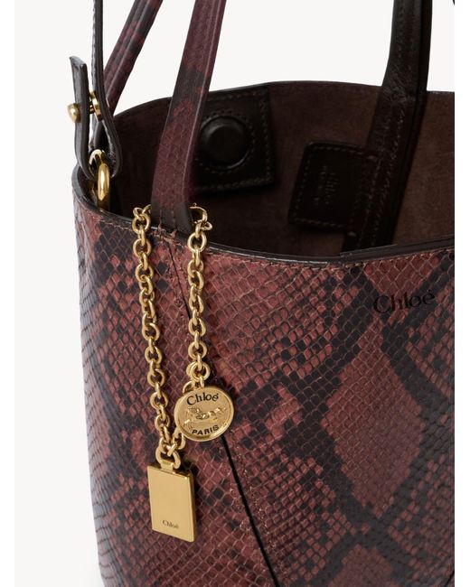 Chloé Brown Chloé Small Spin Tote Bag