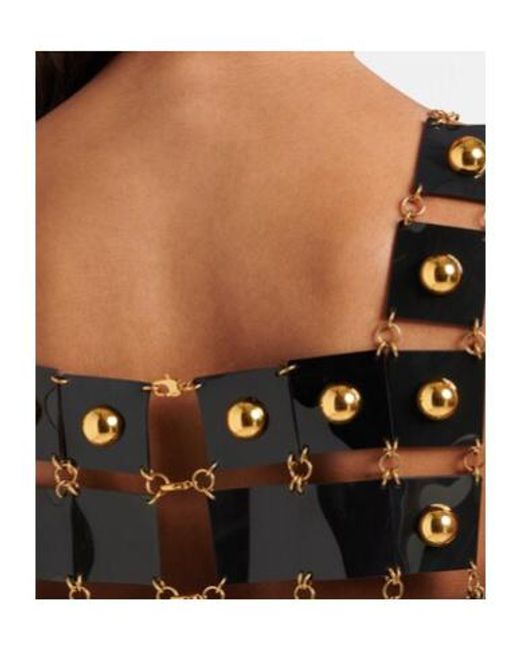 Rabanne Black Studded Minidress