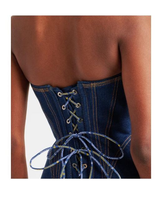 Vivienne Westwood Blue Denim Corset