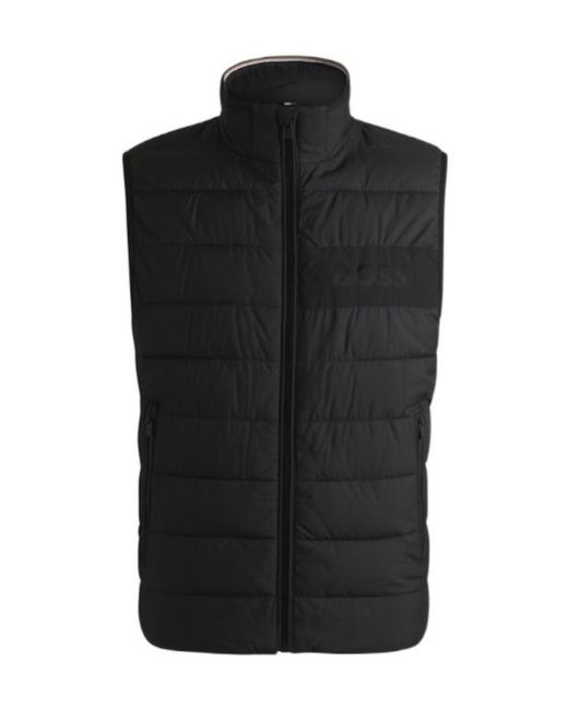 Boss Black Boss Zip-Up Quilted Gilet for men