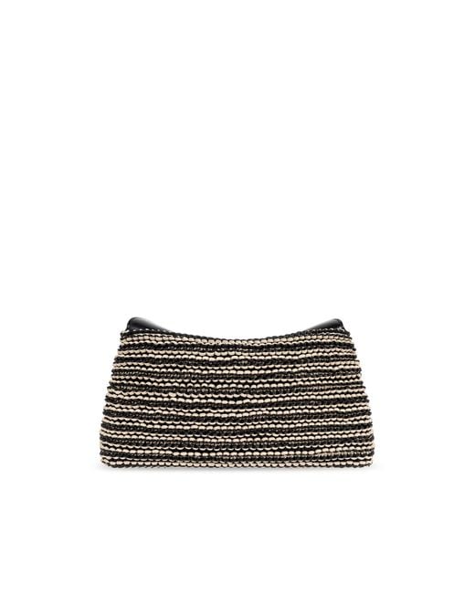 Totême Black Totême T-Lock Twist-Lock Clutch Bag