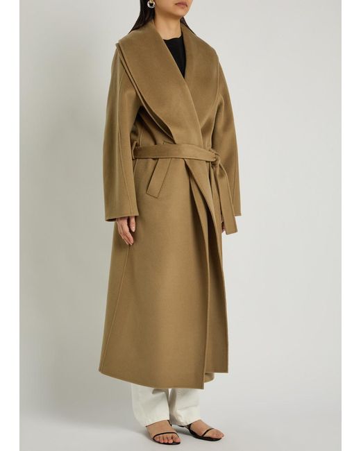 Rohe Natural Double-Faced Belted Wool And Cashmere-Blend Coat