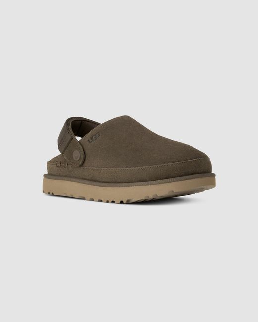 Ugg Brown Flat Shoes Pelle Scamosciata