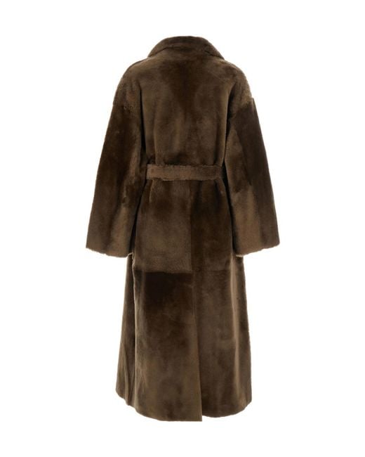 Arma Brown Long-Sleeved Coat