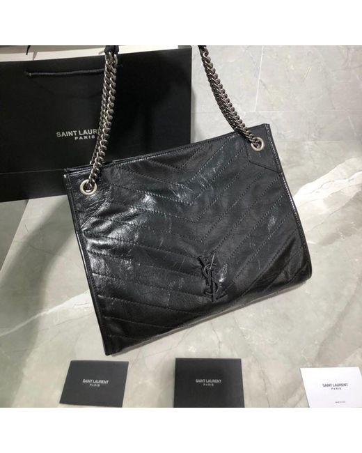 Saint Laurent Black Niki Large Shopping