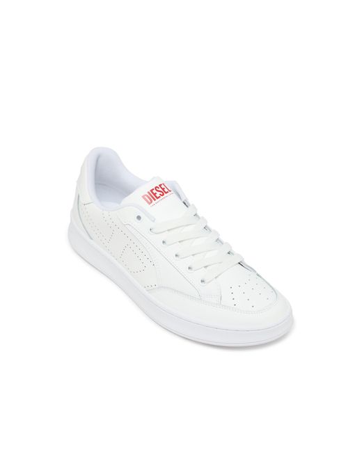 DIESEL White S-Dakota Low-Top Sneakers for men