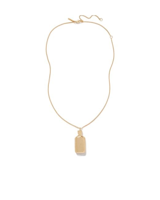 Calvin Klein White Perfume Bottle Necklace