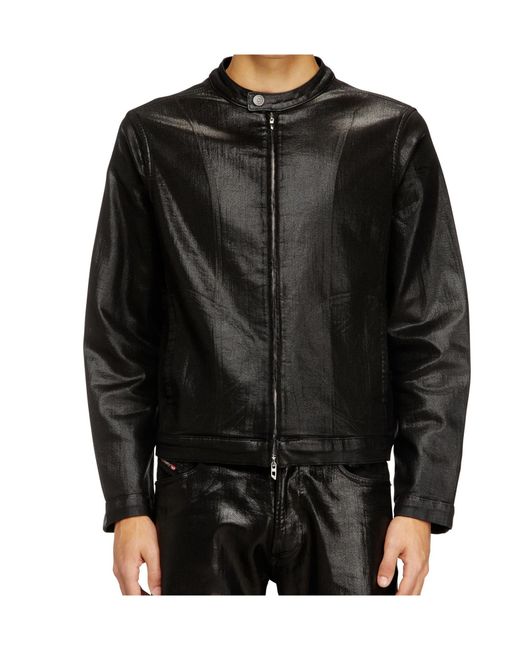 DIESEL Black D-Glory Jacket for men