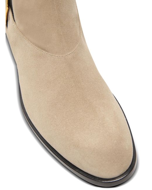 Balmain Brown Anthem Chelsea Boots for men
