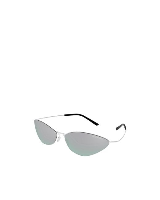 Balenciaga White Eyewear Cat-Eye Frame Sunglasses for men