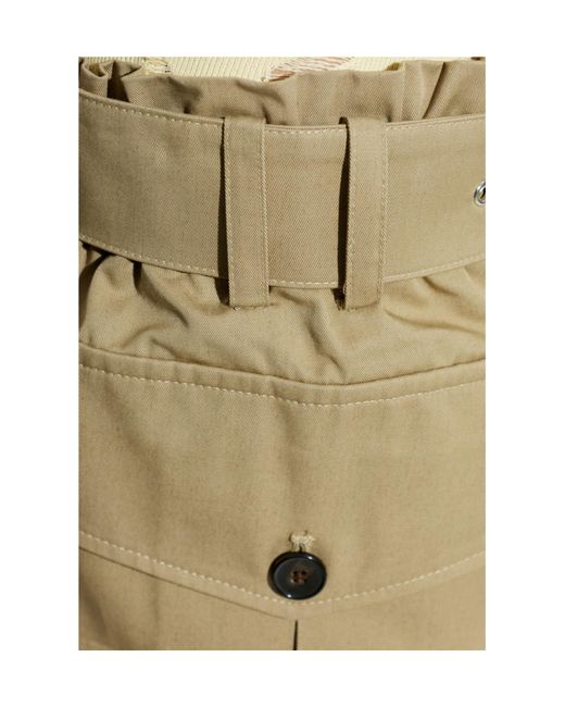 IRO Natural Belt Loop Mini Skirt