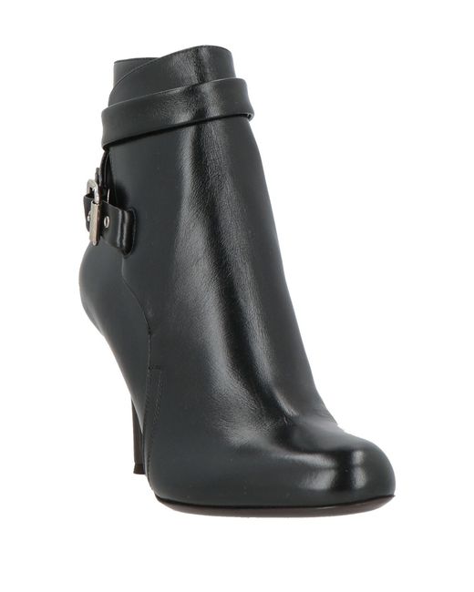 Chloé Black Rubber Sole Ankle Boots