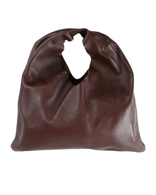 The Row Brown Small Single Handle Tote