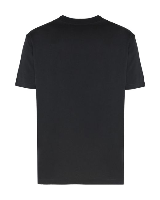 Versace Jeans Black Couture Logo-Embellished Crewneck T-Shirt